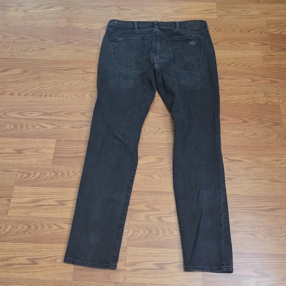 Abercrombie & Fitch Jeans Men's 36x32 Black Felix Super Slim Stretch Denim Pants - Picture 10 of 15